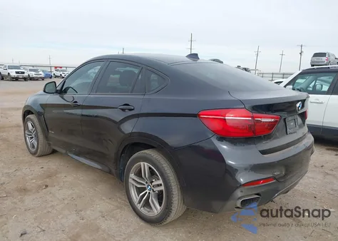 2016 BMW X6 xDrive35I z USA, uszkodzony, nr VIN 5UXKU2C54G0N80782